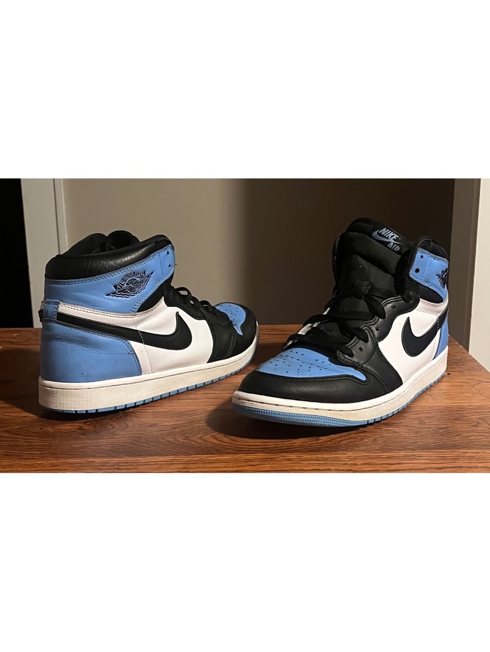 Jordan 1 Retro High OG UNC Toe Size 9.5